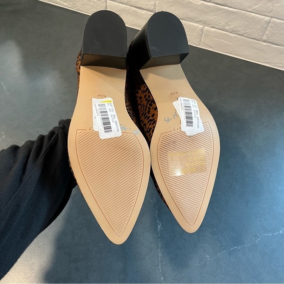 NWT sanctuary sz 9.5 Revel spotted calf hair leather ankle booties - Picture 13 of 16